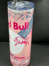 Load image into Gallery viewer, Pink Red Bull Tumbler