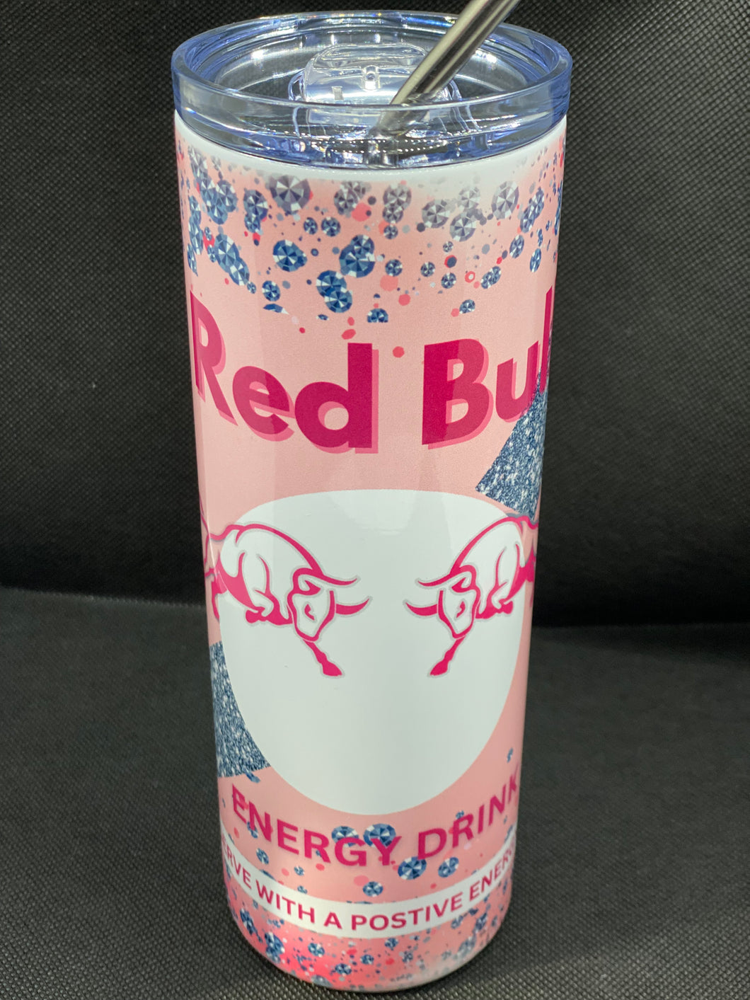 Pink Red Bull Tumbler