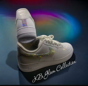 Custom Rhinestone Nike Air Force 1’s