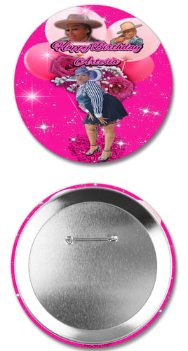 Custom 3” Photo Buttons (A Dozen)