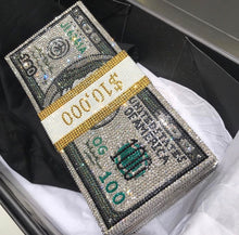 Load image into Gallery viewer, Luxury 10,000 Crystal Rhinestone Clutch Money Bag