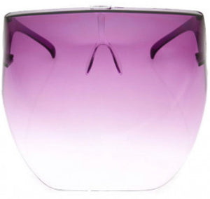 Unisex Clear Full Face Shield with Glasses, Anti Fog Goggle Sunglasses Fashion Tinted Lens Eyewear Eye Shield Protection