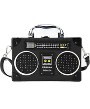 Load image into Gallery viewer, Vintage Radio Shaped Bag Purse