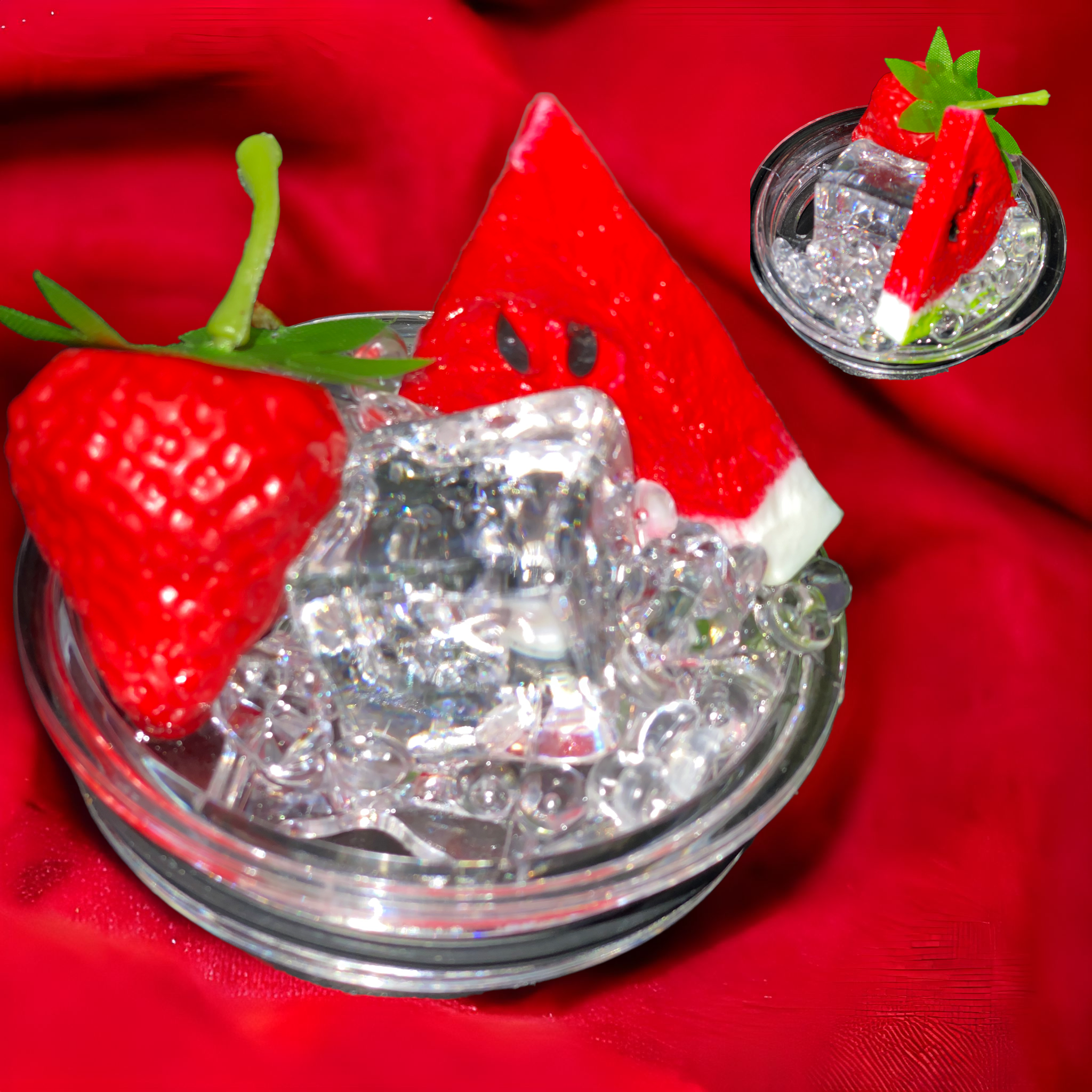 3D Ice toppers, Ice & fruit tumbler toppers, tumbler lid tutorial -- Made  By Mani & Mal