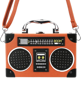 Vintage Radio Shaped Bag Purse